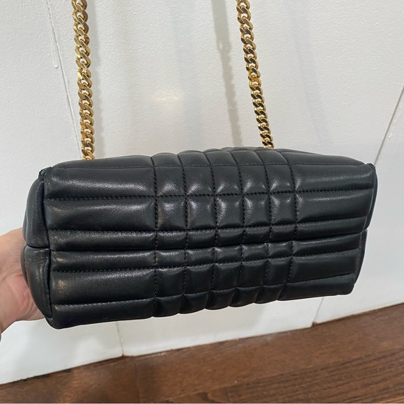 Burberry Lola Quilted Leather Shoulder Bag- Black - Picture 8 of 12
